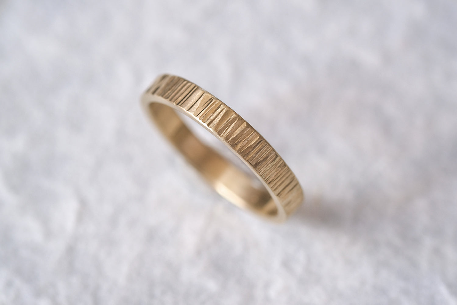 טבעת נישואין זהב בעיצוב גזע עץ 3 מ"מ
